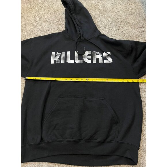 The Killers "Imploding The Mirage" Tour Hoodie Large Black Band Rock Concert - Picture 3 of 6